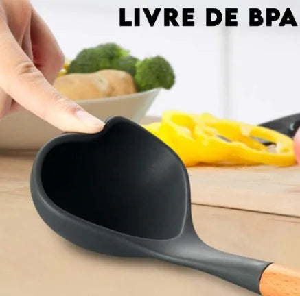 Kit Utensílios Silicone ChefElegance